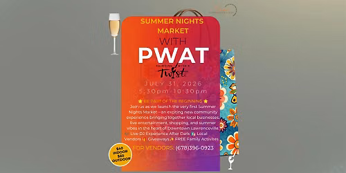 SUMMER NIGHTS MARKET WITH PWAT