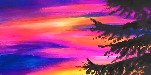 Paint and Sip Event: Lake Tahoe Sunset