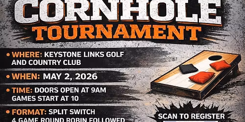 Peterborough Wolverines Fundrasing Cornhole Tournament. 