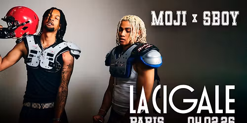 MOJI X SBOY en concert \u00e0 PARIS - La Cigale