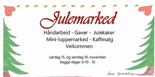 Julemarked p\u00e5 \u00c5sen grendehus
