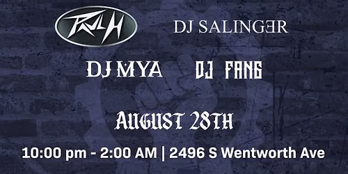 Goth Night: Chapter 2 \u2013 PAUL H \u2022 DJ SALINGER \u2022 DJ MYA \u2022 DJ FANG