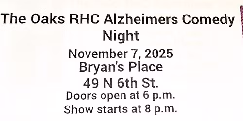 Comedy Night Alzheimer's Fundraiser
