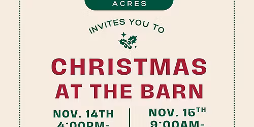 Christmas at the Barn