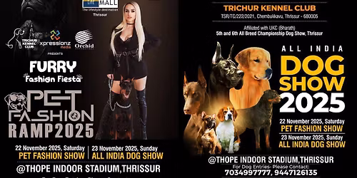 Trichur kennel club 5&6 all breed championship dog show