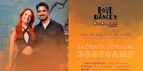 Bachata Sensual Musikalitet Bootcamp med Itza & Umer \u2022 Love Dance Academy