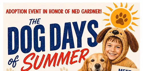 The Dog Days of Summer Pet Adoption Event