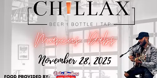 Live music night @Chillax St. Peters with Marcus Dabs