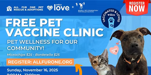 AFO FREE Pet Vaccine Clinic