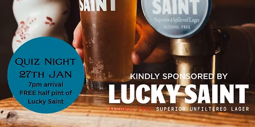 Dry January Quiz Night