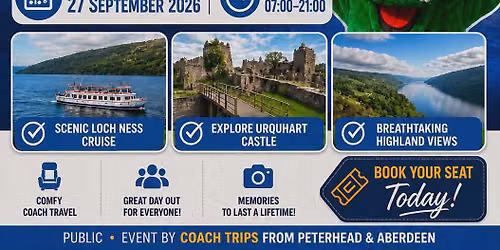 LOCH NESS WITH URQUHART CASTLE & JACOBITE CRUISE