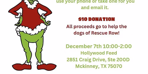 Pictures with the Grinch!