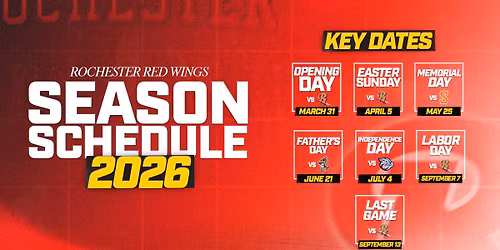 Rochester Red Wings vs. Charlotte Knights