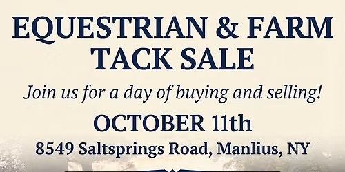 Tack sale 