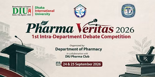 Pharma Veritas 2026\n,1st Intra-Department Debate Competition