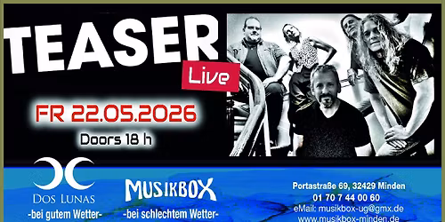 FR 22.05. | TEASER Live-Concert