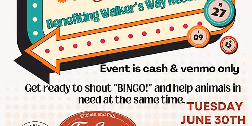 Walker's Way Rescue Music Bingo Night