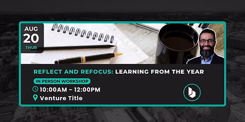 Reflect and Refocus: Learning from the Year