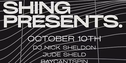 Shing.presents - November21st