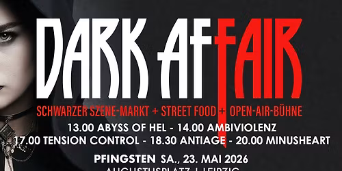 DARK AFFAIR - Minusheart, Antiage, Tension Control, etc.