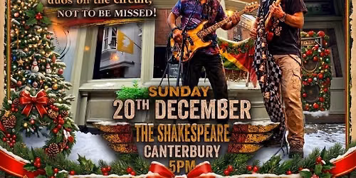 Christmas with Keval Duo at The Shakespeare, Canterbury 5pm