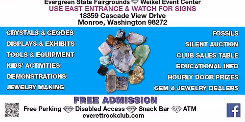 Everett Rock & Gem Club 71st Annual Gem, Jewelry & Mineral Show