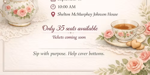 Bottoms & Biscuits: A Tea for Diaper Need