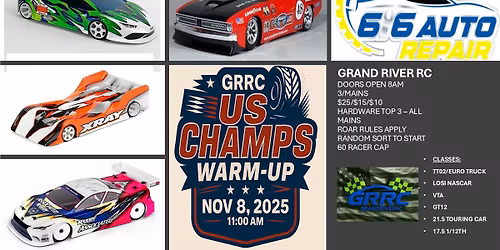 Us champs on road warm up 2025