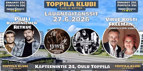 Klubin Lauantaitanssit 2026