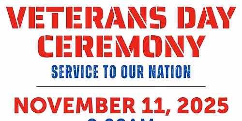 Vacaville Veterans Day Ceremony