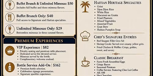 Kalalou Signature Brunch May 31st