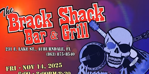 Bluegrass Pirates at The Brack Shack in Auburndale Fl - w\/special guest Adam Wilson