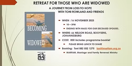RETREAT FOR THOSE WHO ARE WIDOWED 
