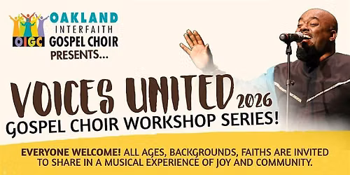 Voices United - Gospel Music WORKSHOP Series & Concert