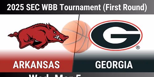 Georgia Bulldogs at Arkansas Razorbacks Womens Basketball at Bud Walton Arena