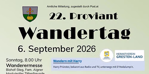 22. Proviantwandertag