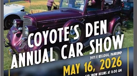 Coyote's Den annual car show 