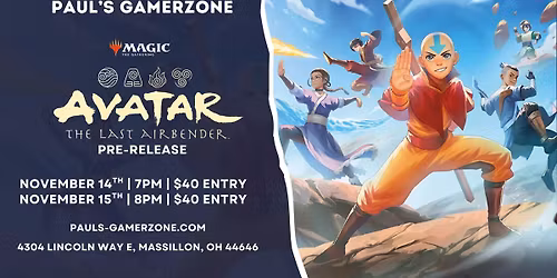 PGZ - Avatar the Last Airbender MTG Pre-Release