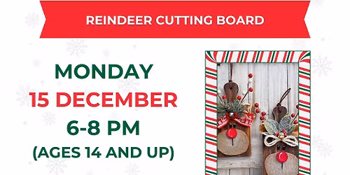 Holiday Craft: Reindeer Cutting Board