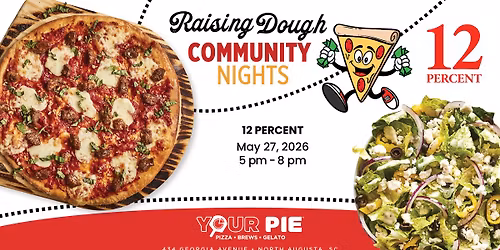 Raising Dough Community Night supporting 12 PERCENT