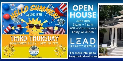 LEAD Realty Group Open House - Third Thursday Main Street
