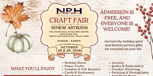 Craft Fair by Senior Artisans