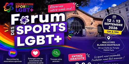Forum des Sports LGBT+ 2026