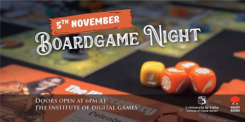 Boardgame Night x Mighty Boards