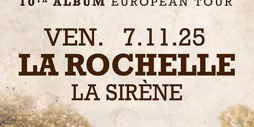 THE INSPECTOR CLUZO + THE MESSENGER BIRDS\u23a5La Sir\u00e8ne, La Rochelle\u23a520H