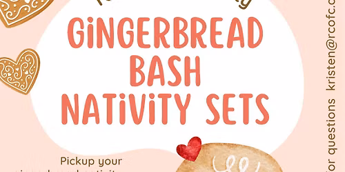 Gingerbread Bash Nativity Sets