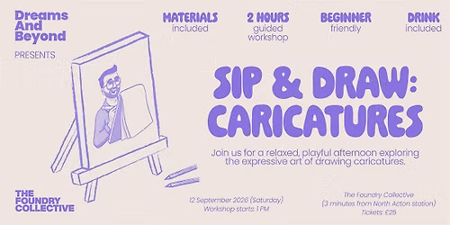 Sip & Draw: Caricatures Workshop