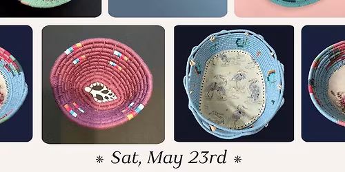 Coiled Woven Baskets Pop-up Market