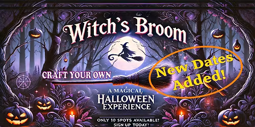 Craft Your Own Witch\u2019s Broom - A Magical Halloween Experience