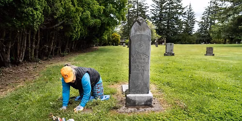 Cemetery tending